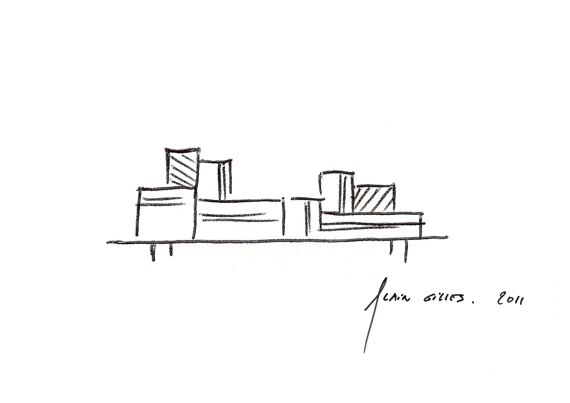 CONTAINER Sideboard par Alain Gilles pour Casamania — photo 10