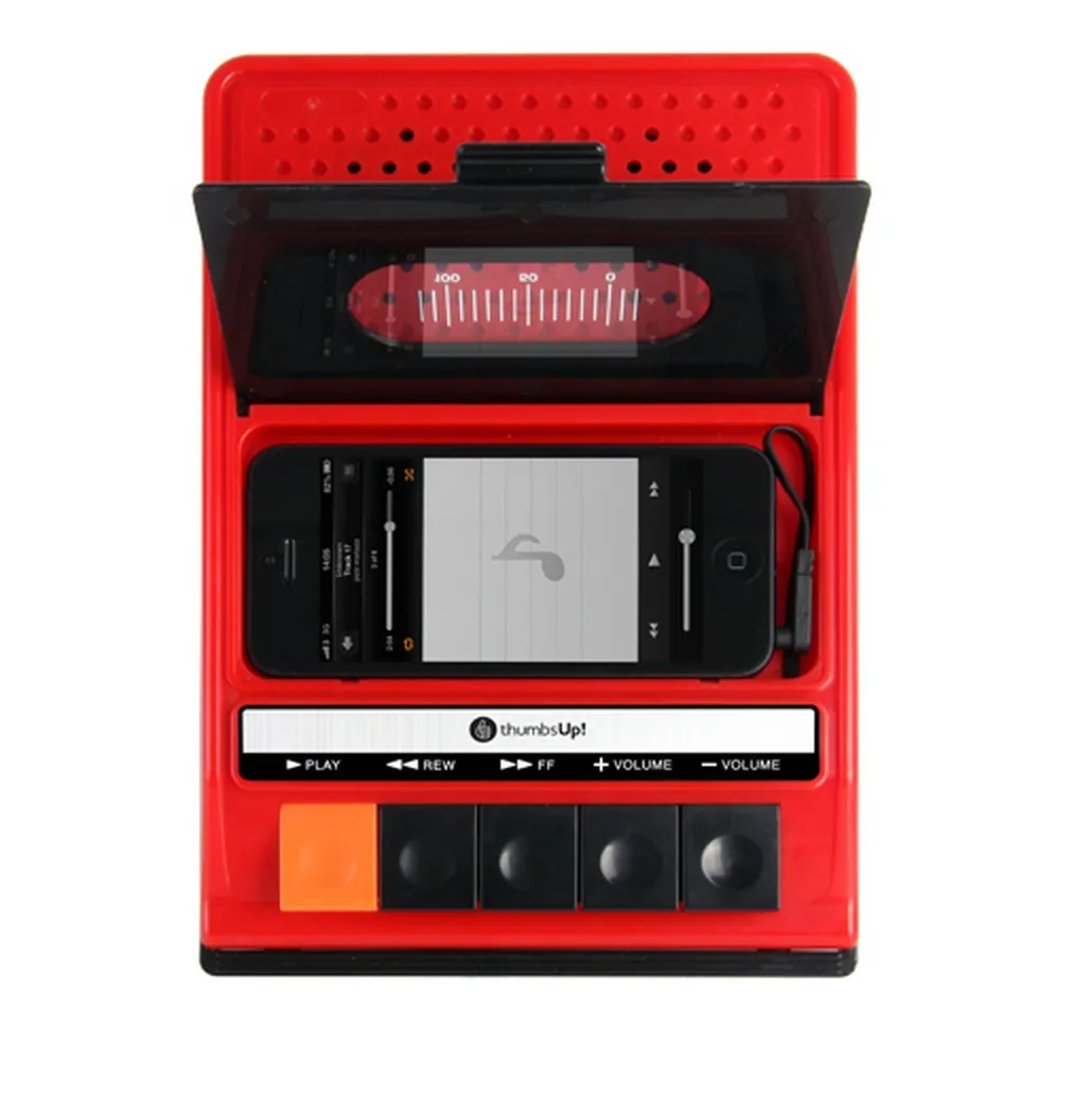 IREC une enceinte pour iphone au look d'un ancien magnéto — photo 1
