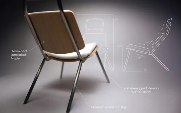 Respite Lounge Chair par Adam Moller — photo 3