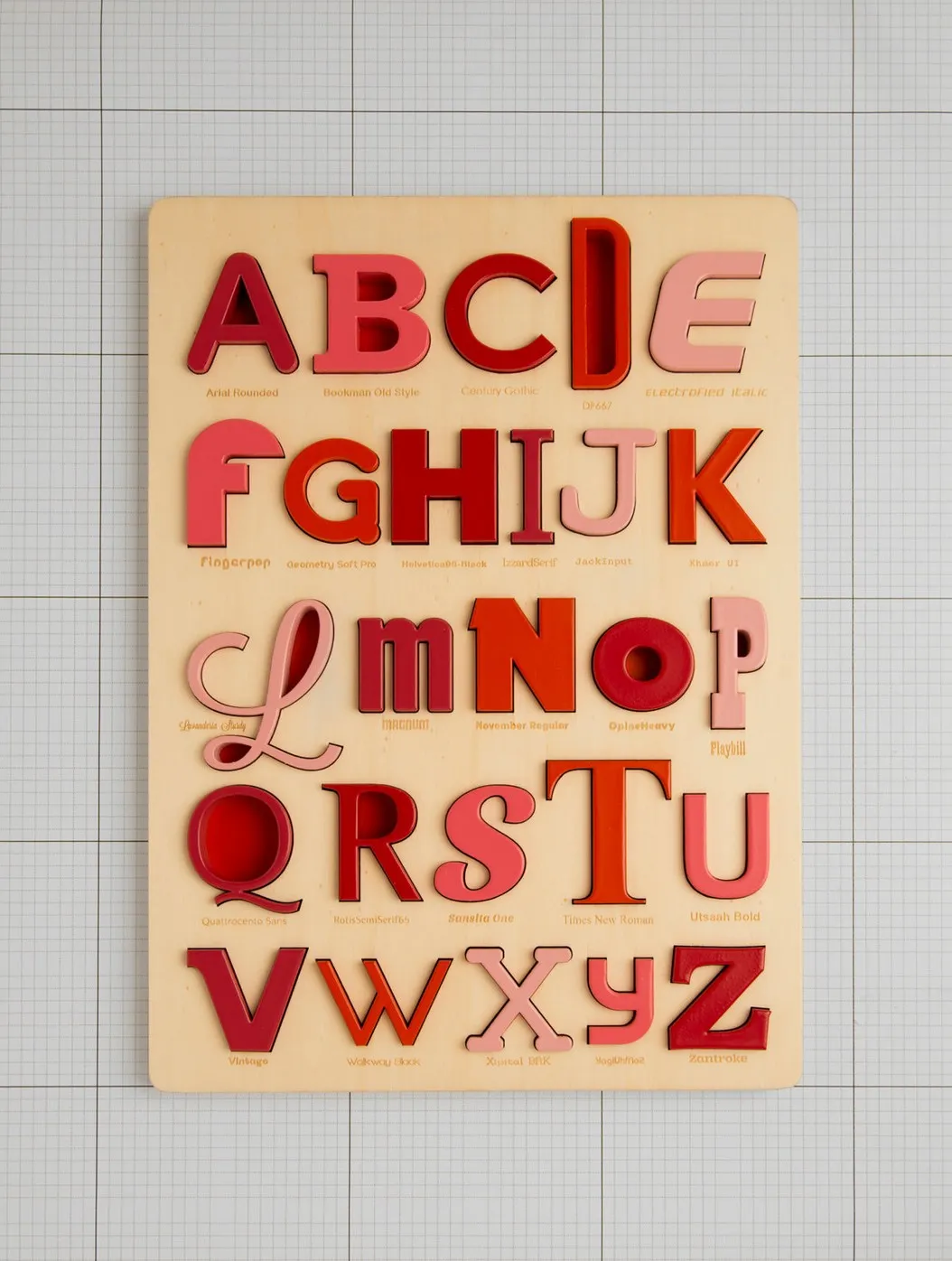 Font Alphabet Puzzle par looodus — photo 3