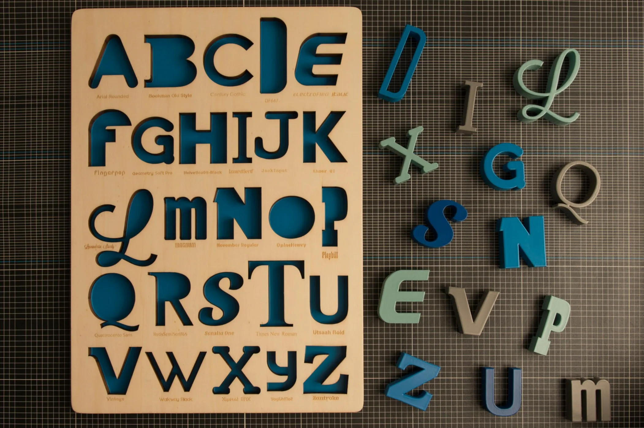 Font Alphabet Puzzle par looodus — photo 4