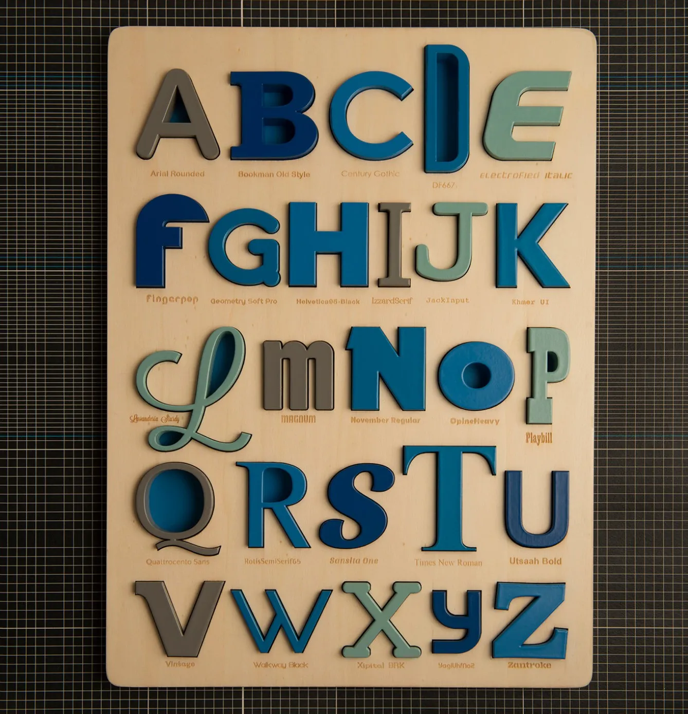 Font Alphabet Puzzle par looodus — photo 1