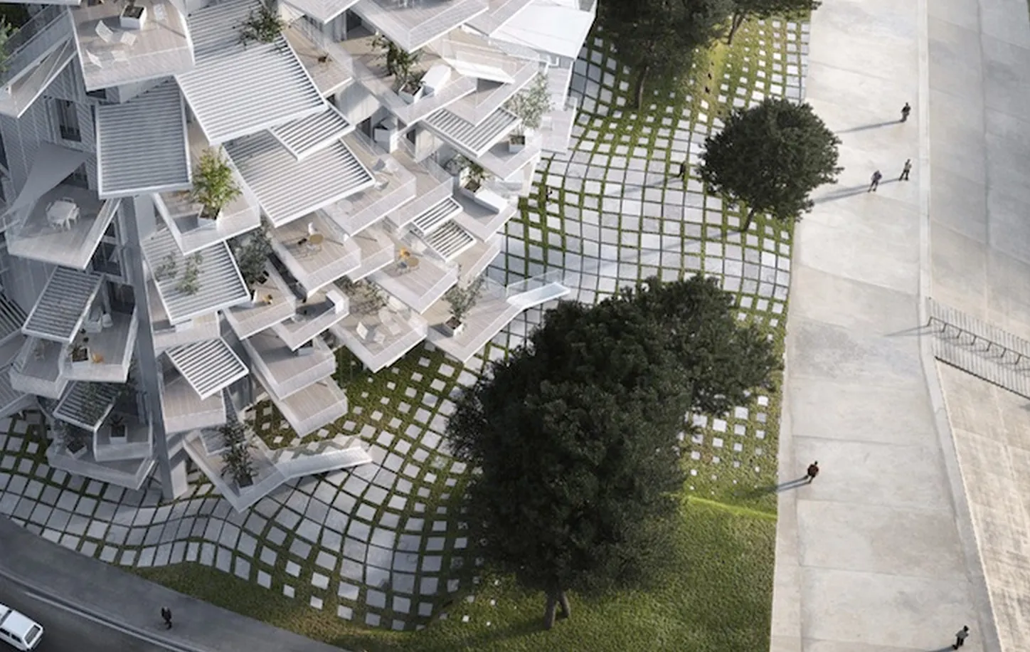 Immeuble de l'Arbre Blanc à Montpellier — photo 2