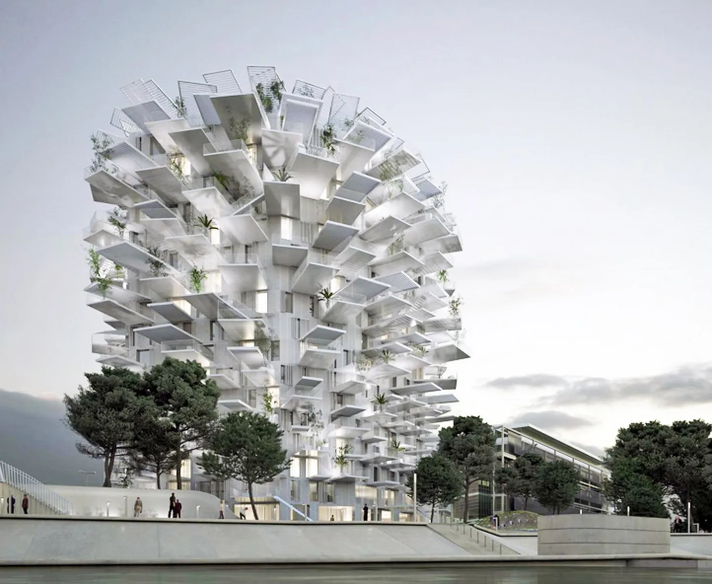 Immeuble de l'Arbre Blanc à Montpellier — photo 1