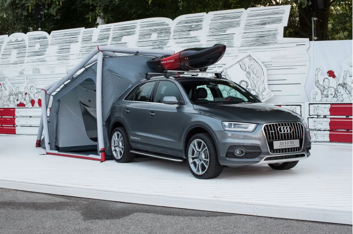Un Audi Q3 paré pour le camping — photo 1