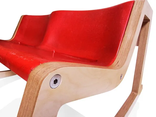 Rocking chair Mustafa par Helmut Morrison, Klaus Fuchsenberger et Loitfelder/Weitkamp — photo 1