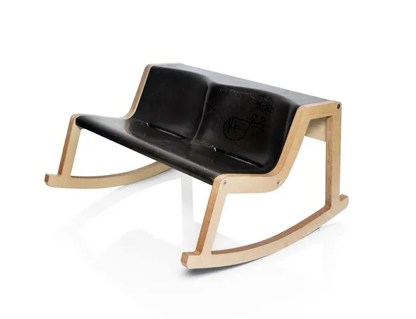 Rocking chair Mustafa par Helmut Morrison, Klaus Fuchsenberger et Loitfelder/Weitkamp — photo 3