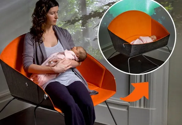 berceau-koo-2 Koo, un berceau et fauteuil pour la maman par Lunar — photo 2