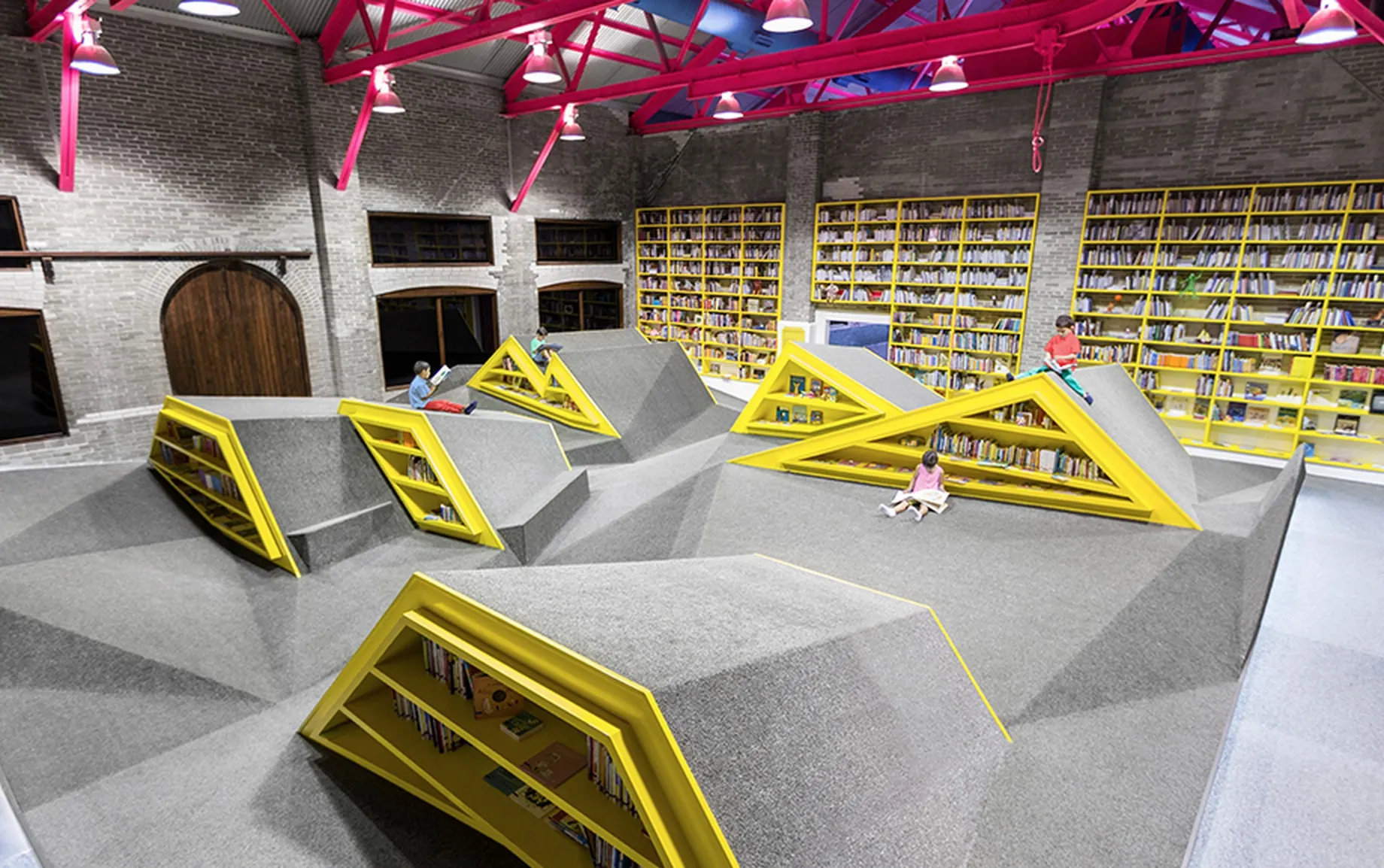 Bibliothèque pour enfants au Mexique par Anagrama — photo 6