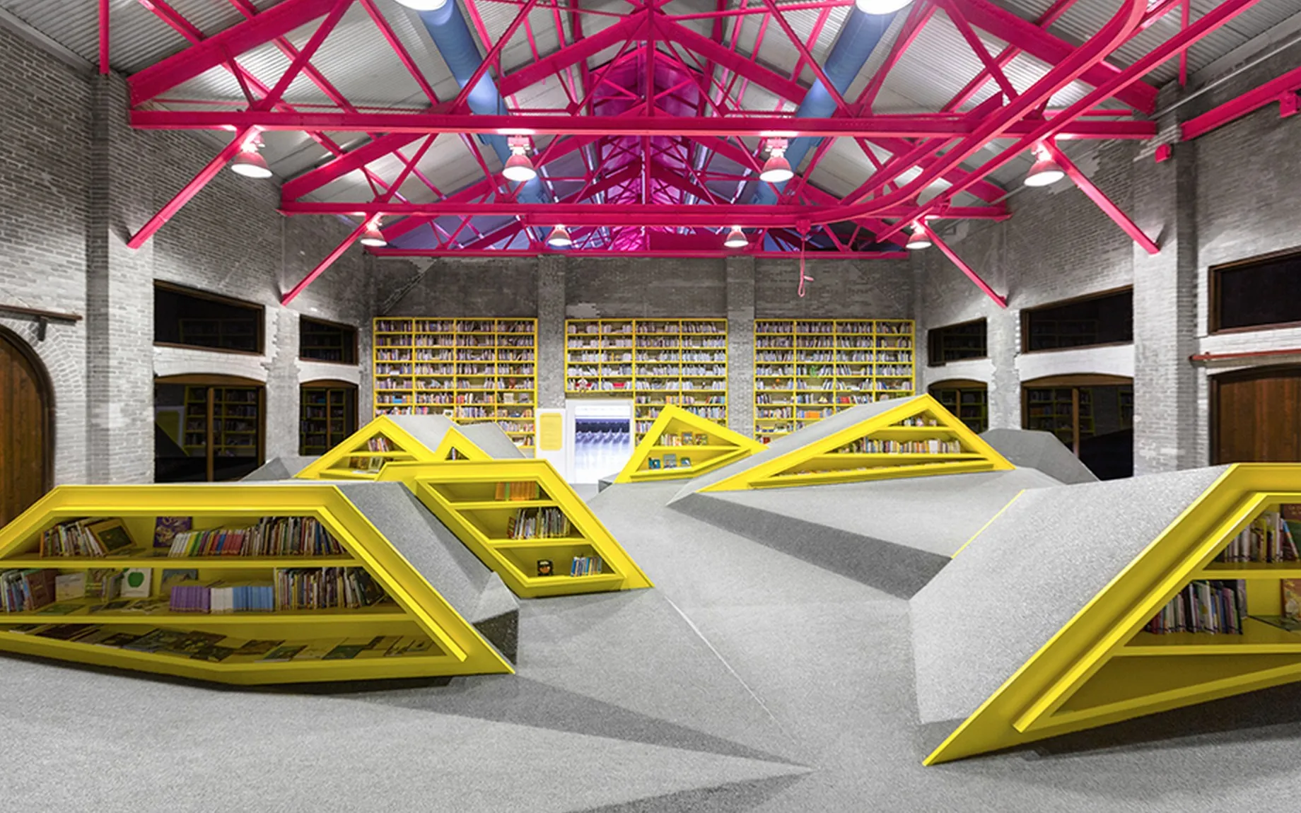 Bibliothèque pour enfants au Mexique par Anagrama — photo 4