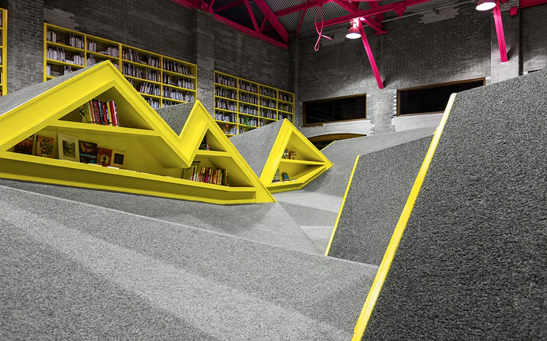 Bibliothèque pour enfants au Mexique par Anagrama — photo 3