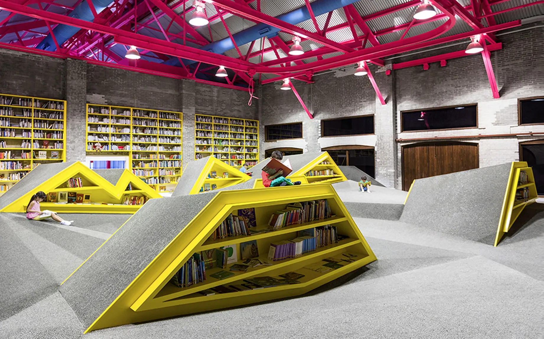 Bibliothèque pour enfants au Mexique par Anagrama — photo 2