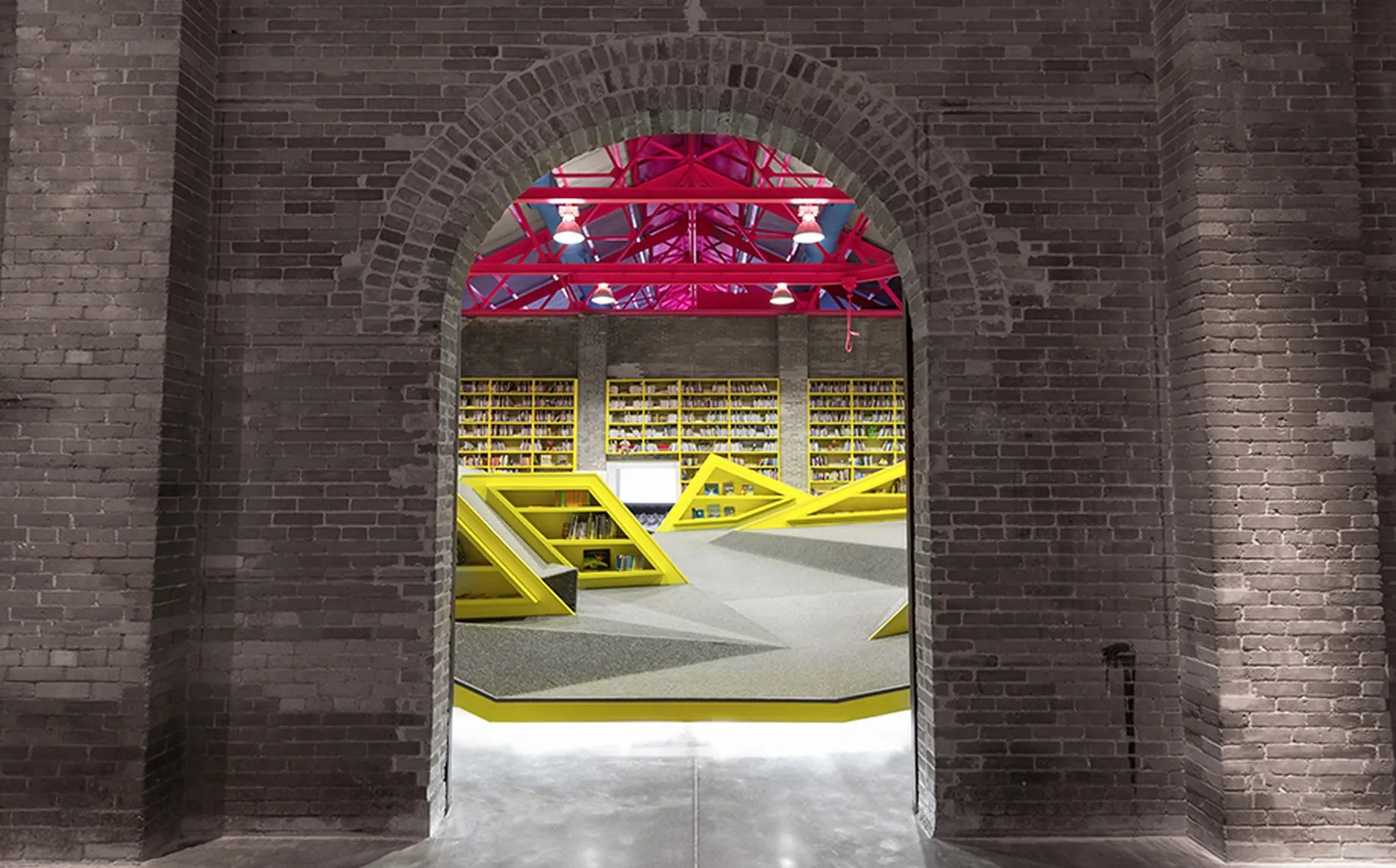 Bibliothèque pour enfants au Mexique par Anagrama — photo 1