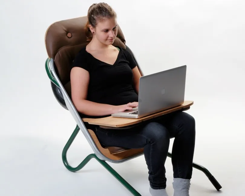 Fauteuil brouette par Sascha Urban et Dorothea Wirwall — photo 2