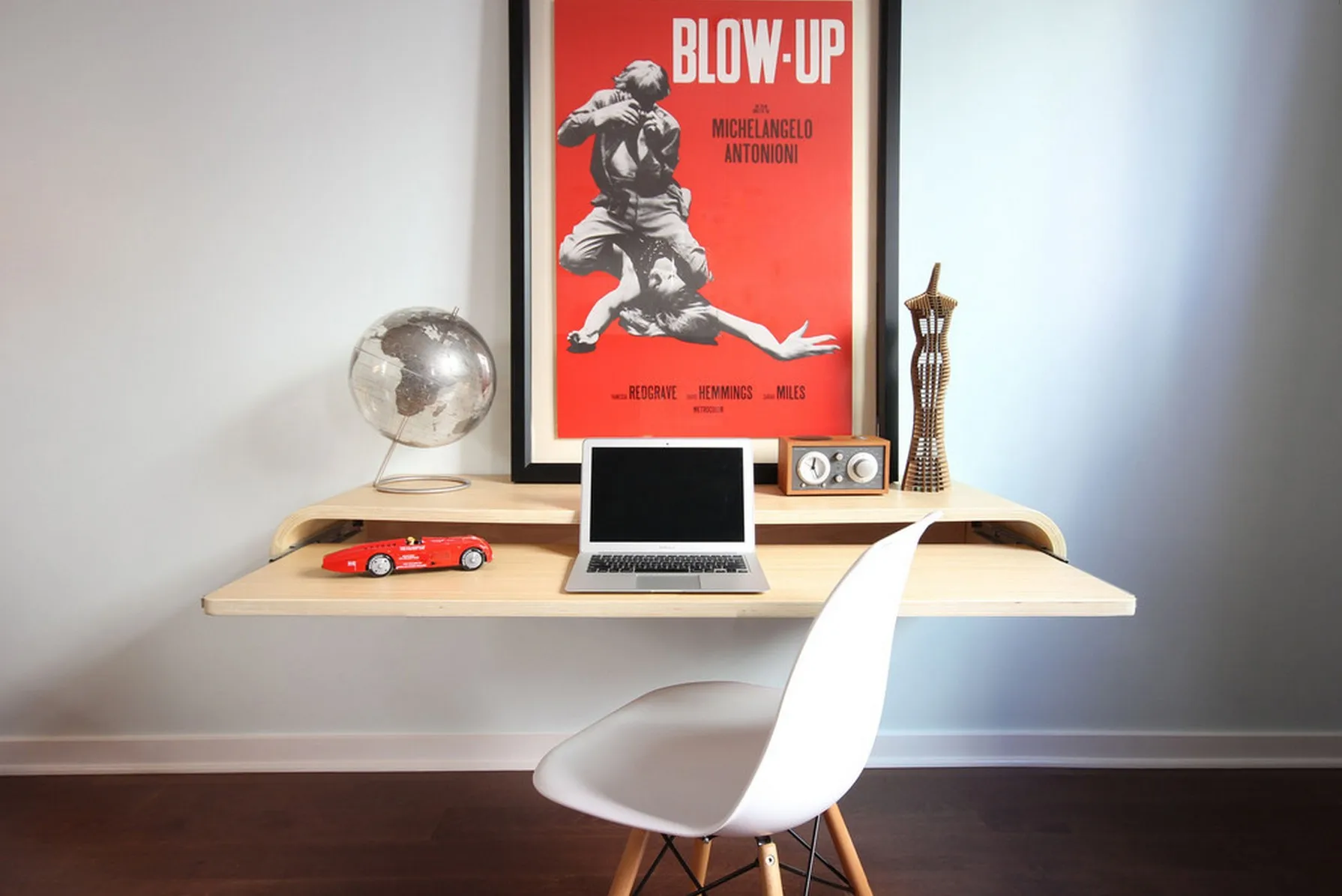 Bureau "flottant" Rift Oak par Dario Antonioni — photo 4