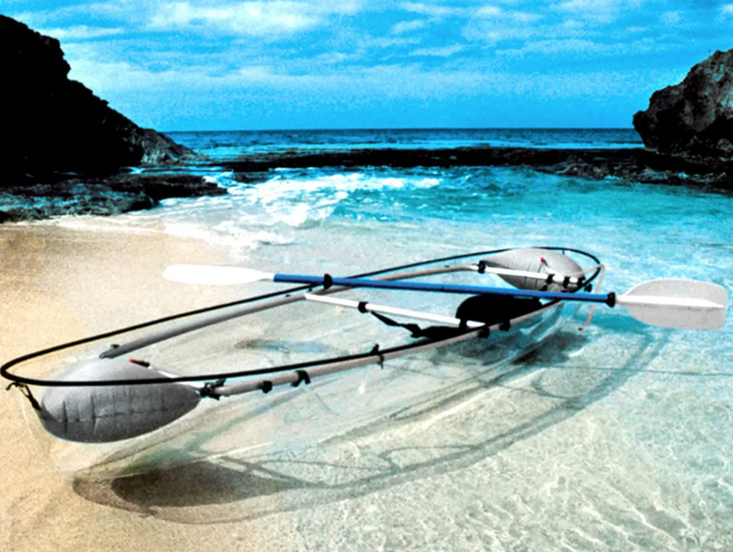 Un canoë transparent pour vous balader en mer ou rivière ? — photo 1