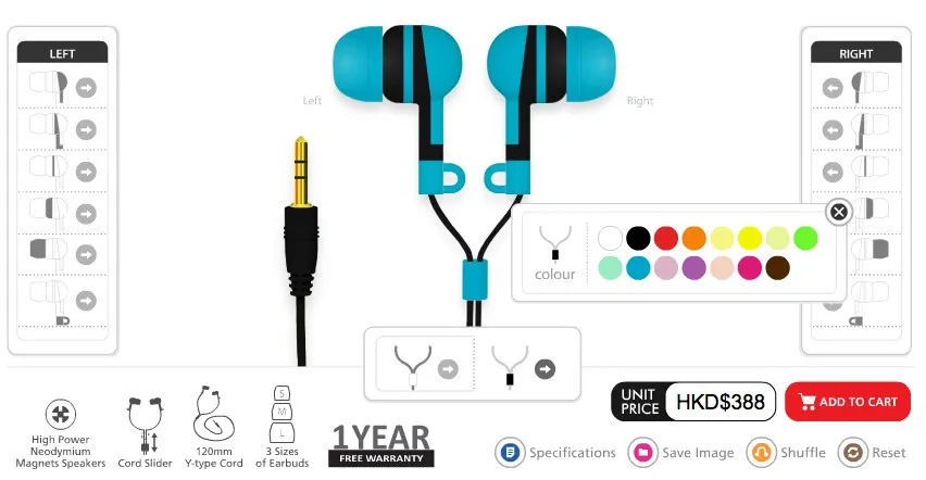 Casque audio coloré par Miya — photo 1