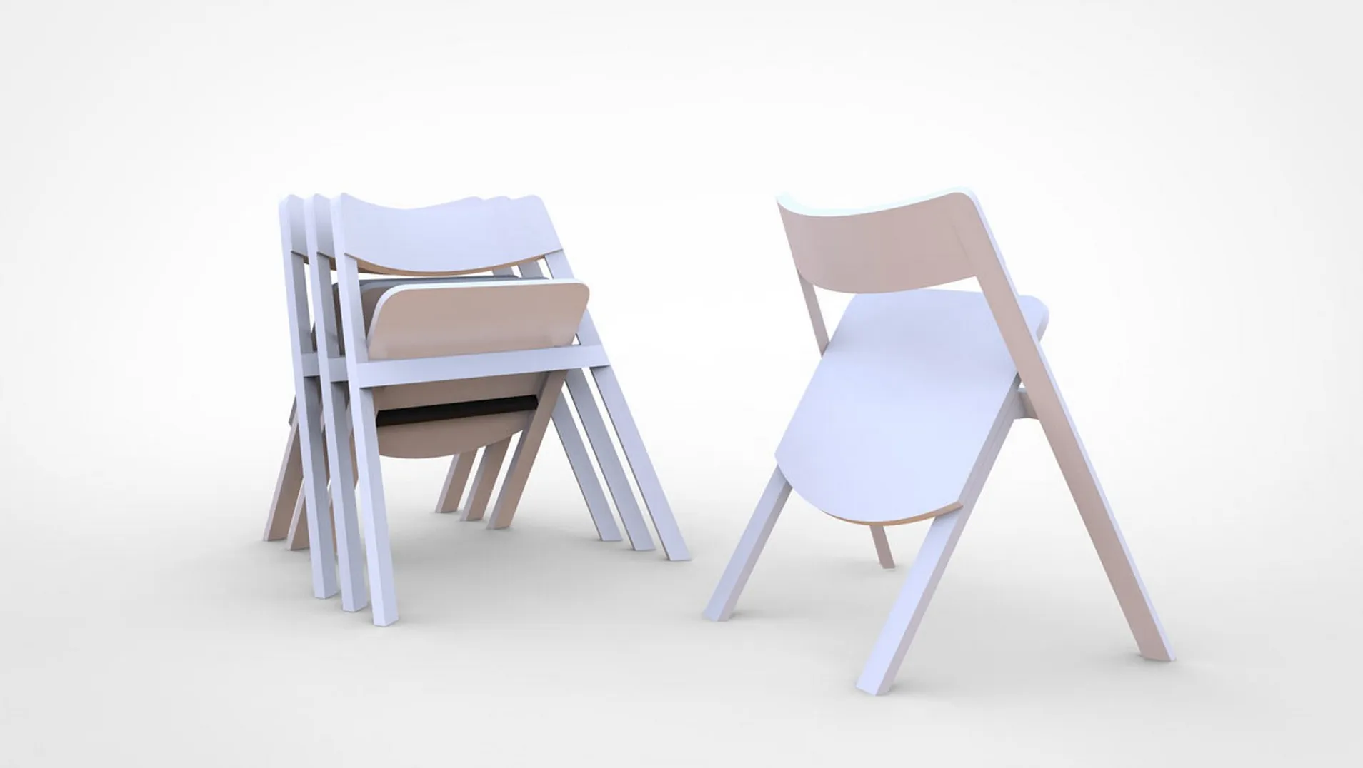 Chaise pliante Curva par Cristian Reyes — photo 2