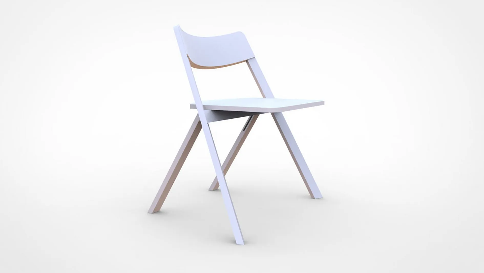 Chaise pliante Curva par Cristian Reyes — photo 1