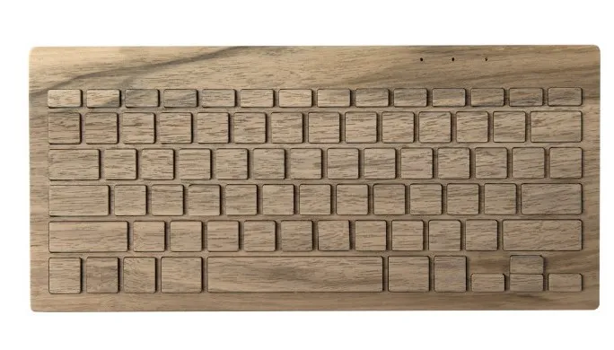 Clavier d'ordinateur en bois par Orée — photo 2