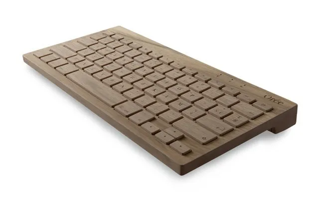 Clavier d'ordinateur en bois par Orée — photo 3