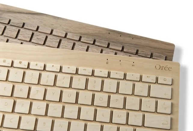Clavier d'ordinateur en bois par Orée — photo 1