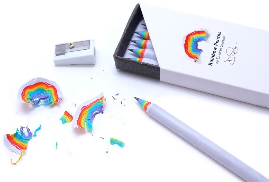 Crayon à papier arc en ciel par Ducan Shotton — photo 3