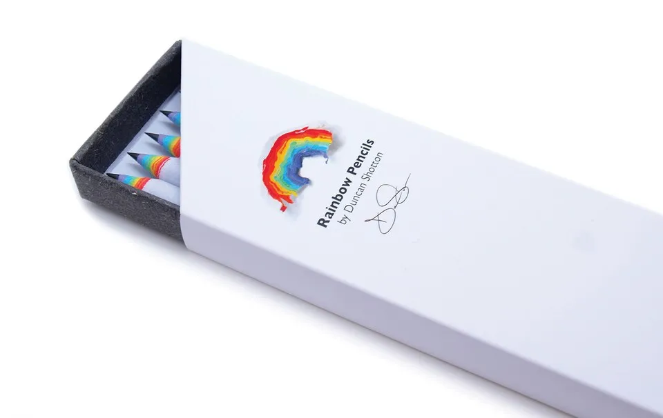Crayon à papier arc en ciel par Ducan Shotton — photo 2