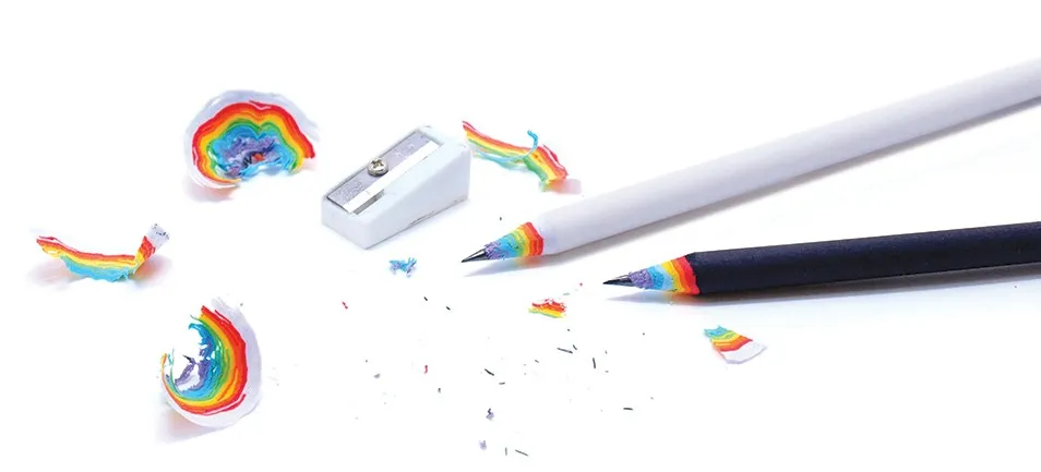 Crayon à papier arc en ciel par Ducan Shotton — photo 1