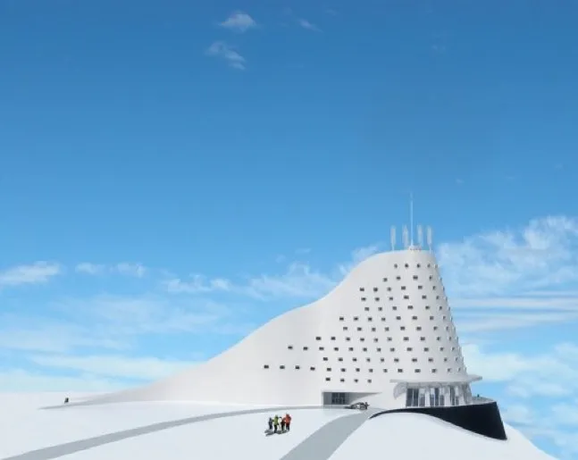 North Slope Ski Hotel, concept d'eco hotel par Michael Jantzen — photo 4