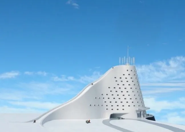 North Slope Ski Hotel, concept d'eco hotel par Michael Jantzen — photo 3