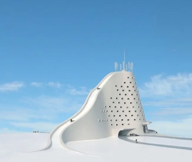 North Slope Ski Hotel, concept d'eco hotel par Michael Jantzen — photo 1