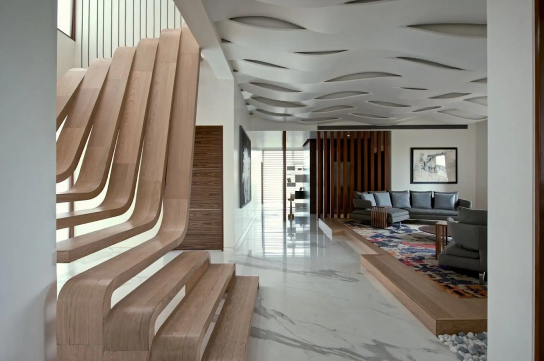 Très bel escalier design à Mumbai — photo 1
