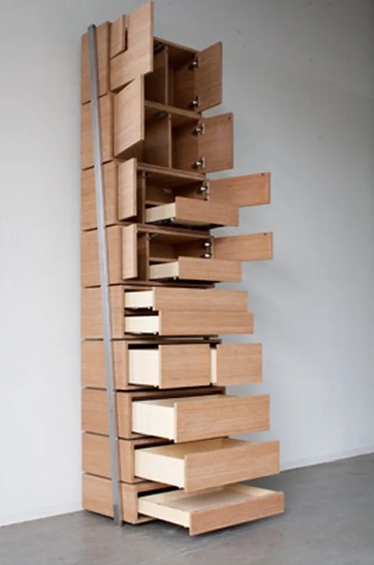 Une étagère plutôt originale pour accéder aux niveaux élevés — photo 3