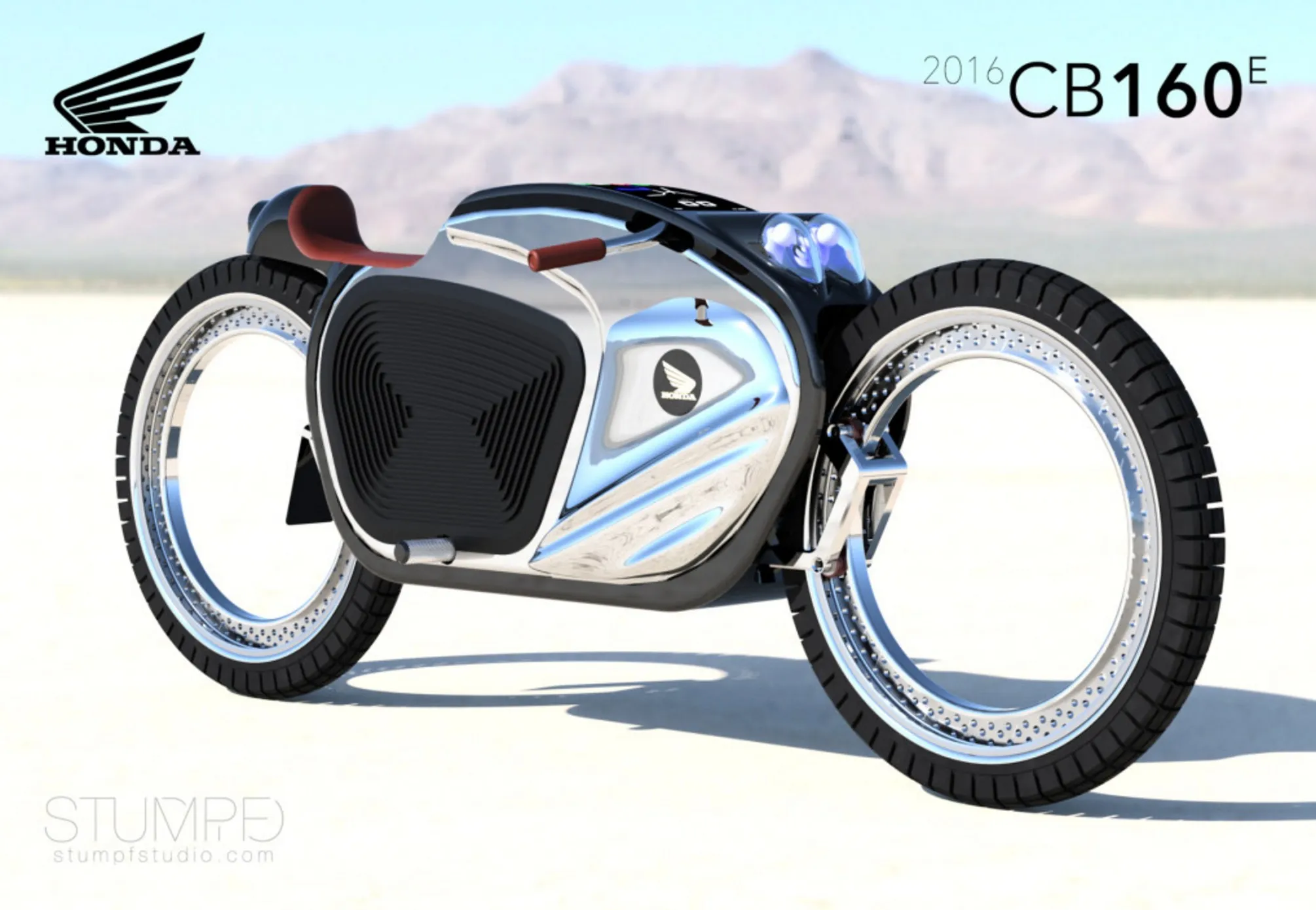 Concept Honda cb160e par James Stumpf — photo 3