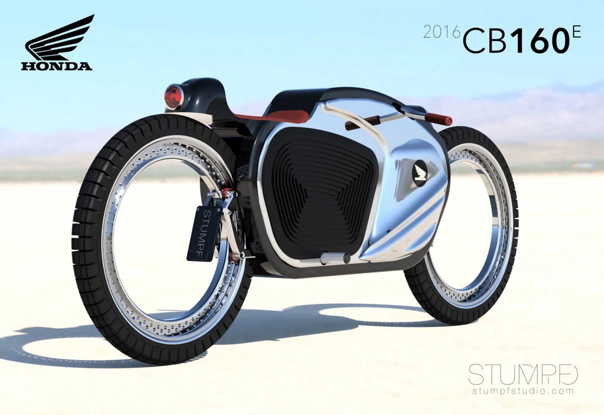 Concept Honda cb160e par James Stumpf — photo 5