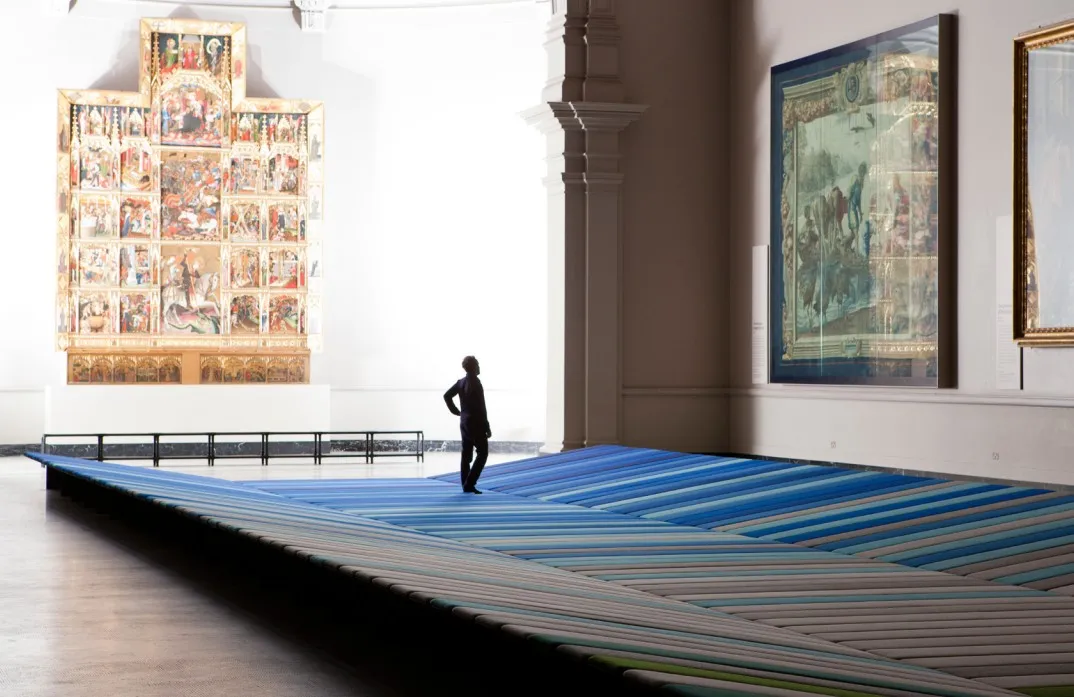installation-londres-bouroullec-4 Textile Field Installation pour Kvadrat, "The London Design Festival" — photo 2