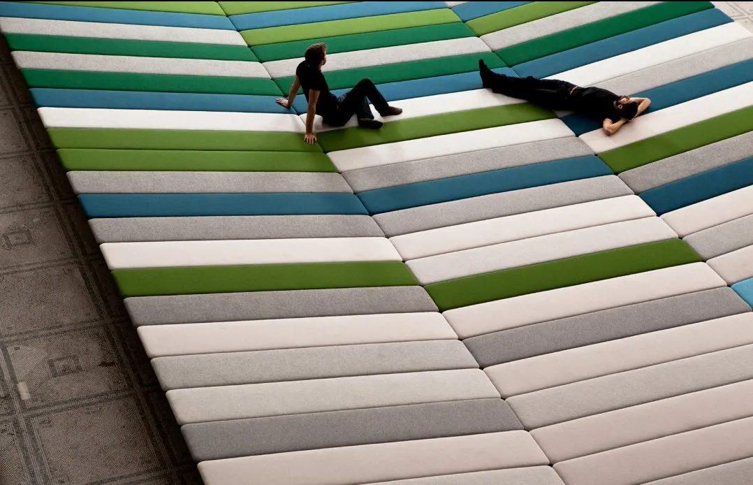 installation-londres-bouroullec Textile Field Installation pour Kvadrat, "The London Design Festival" — photo 4