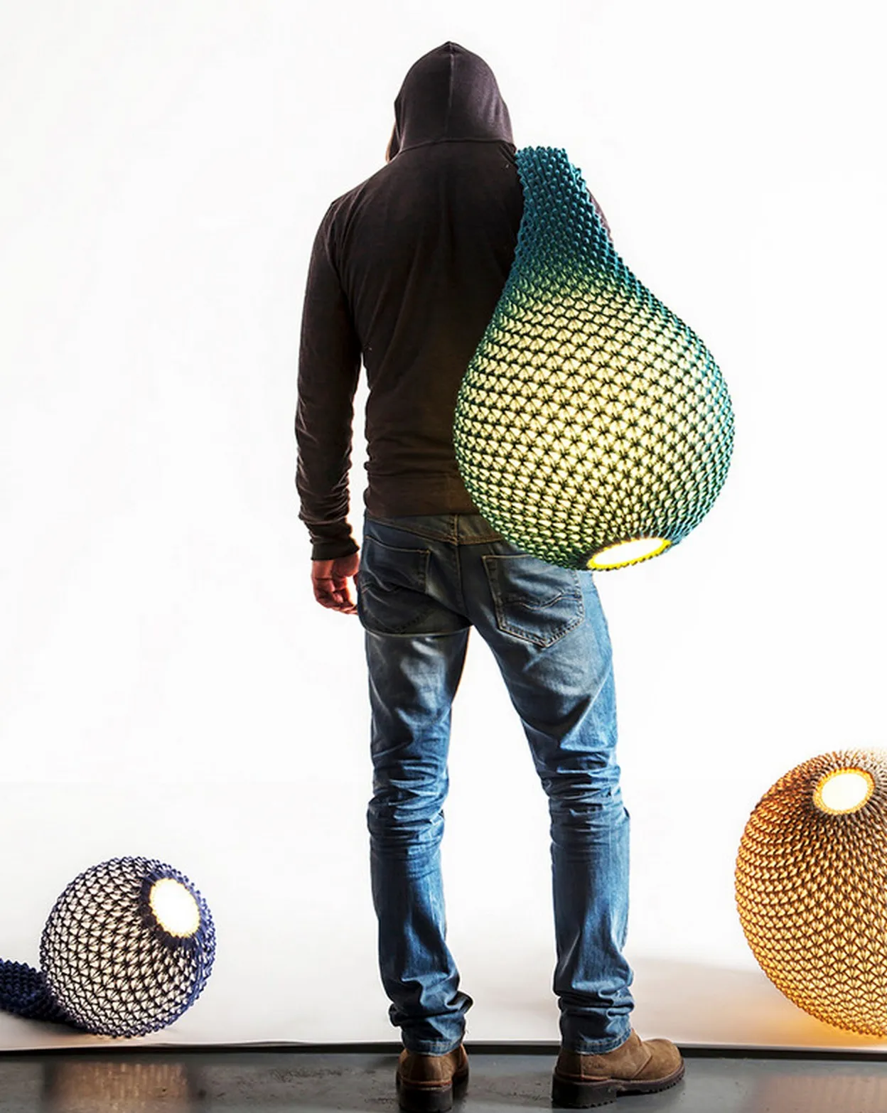 Lampes Knitted par Ariel Zucherman et Oded Sapir — photo 1