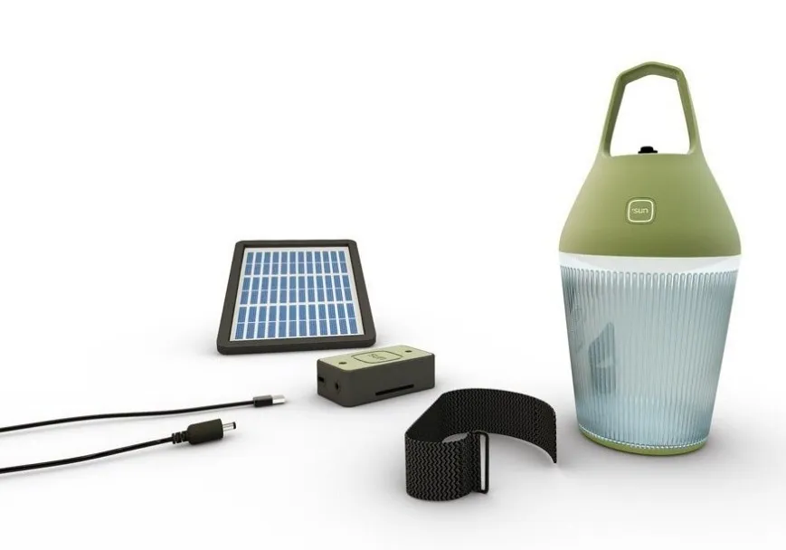 Lampe solaire portable rechargeable Nomad par Alain Gilles — photo 2