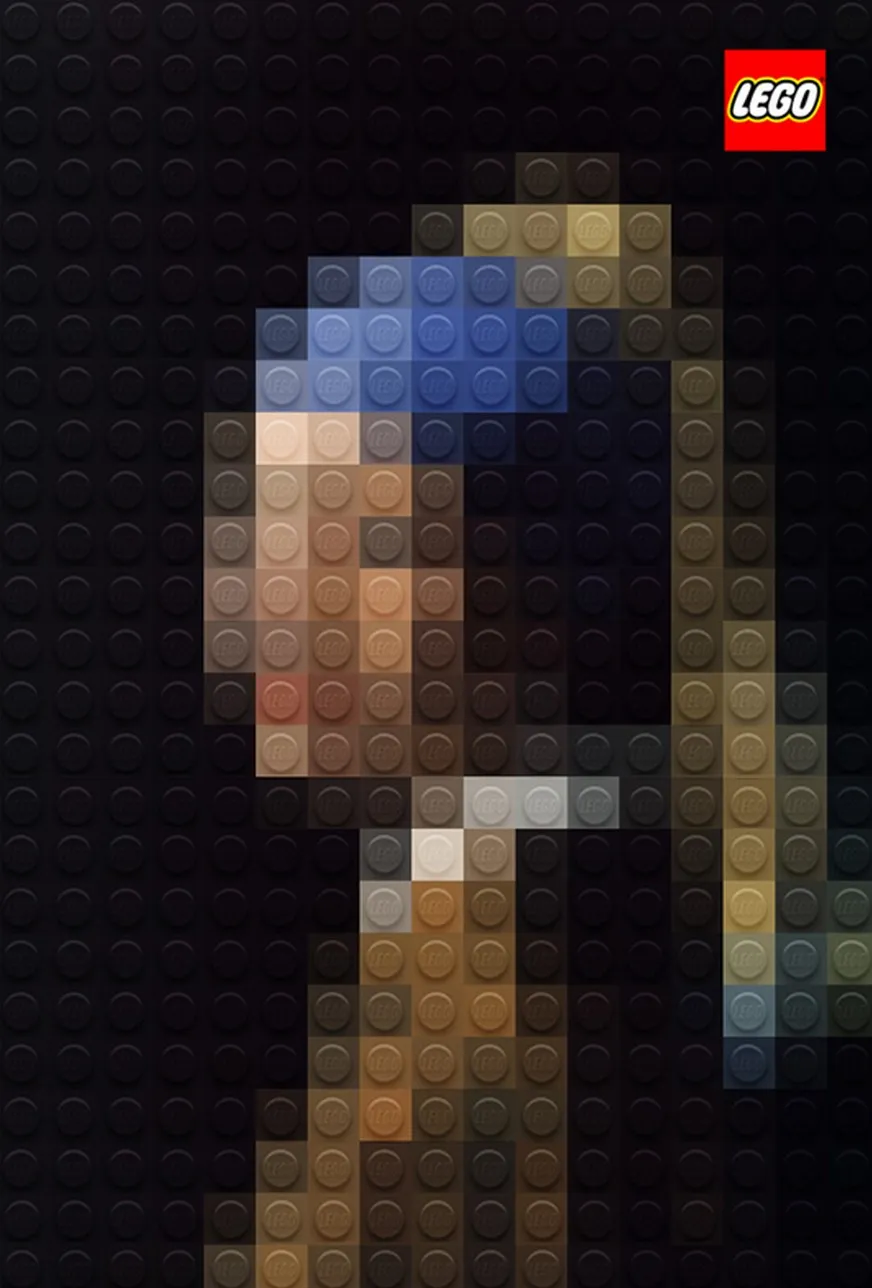 Concept : Les classiques de l'art revisités en Lego — photo 2