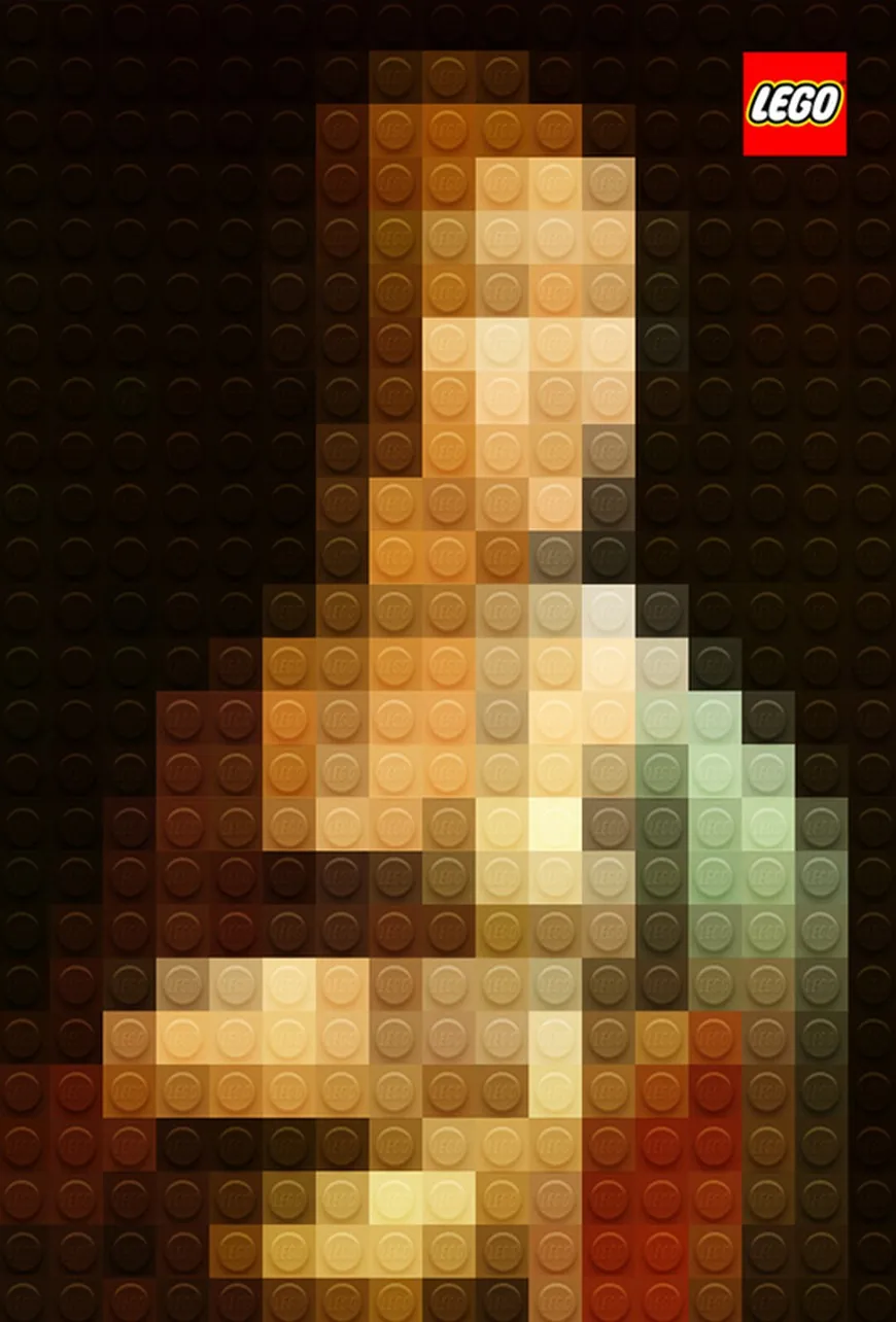 Concept : Les classiques de l'art revisités en Lego — photo 1