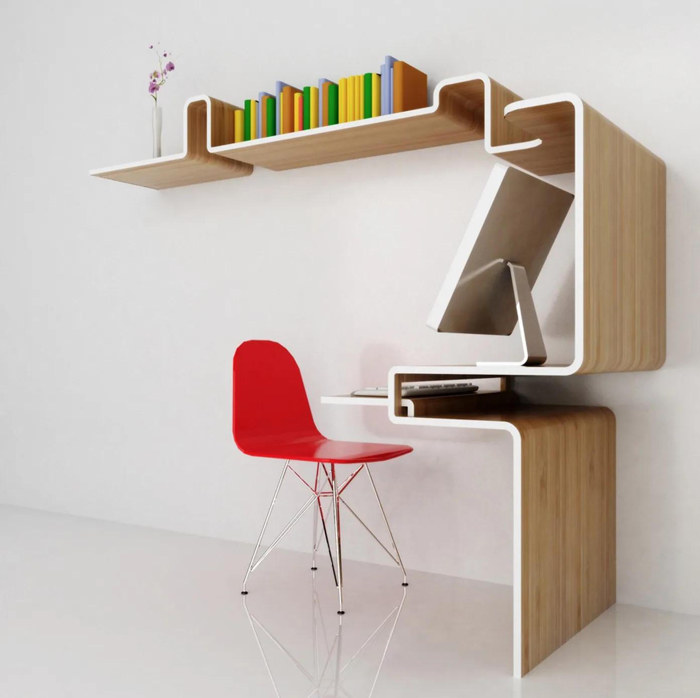 Meuble bureau K Workstation par Misosoup Design — photo 1