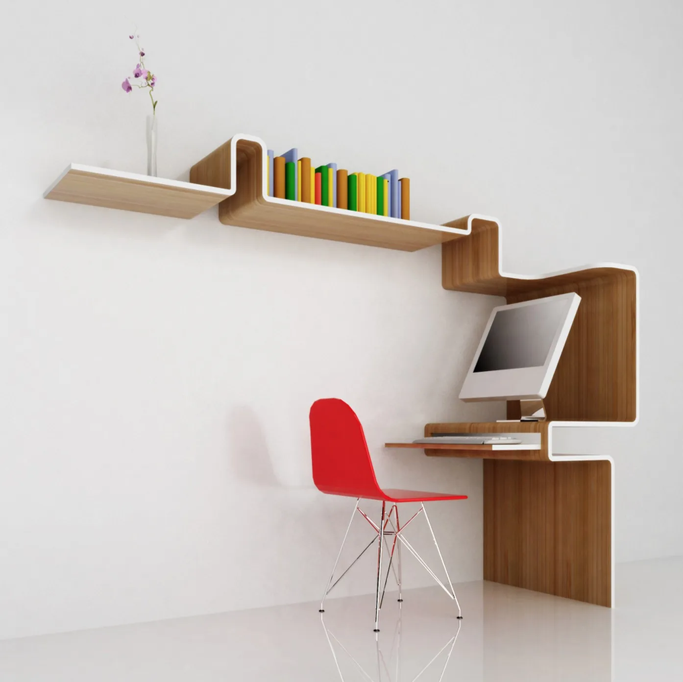 Meuble bureau K Workstation par Misosoup Design — photo 3
