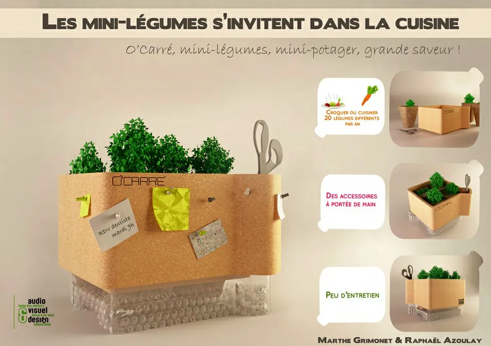 Mini potager O Carré par Raphaël Azoulay et Marthe Grimonet — photo 1