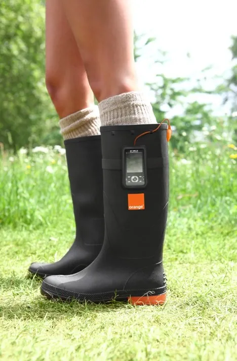 Orange Power Wellies par GotWind — photo 1