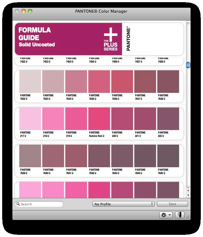 Pantone Color Manager pour mac — photo 1