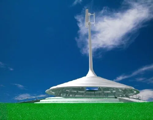 pavillon solaire éolien
