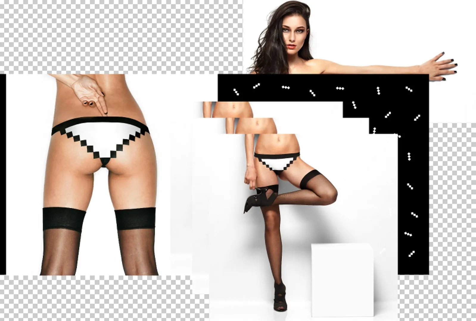 Pixel Panties, des sous-vêtements pixélisés par Sebastião Teixeira et Cesária Martins — photo 1