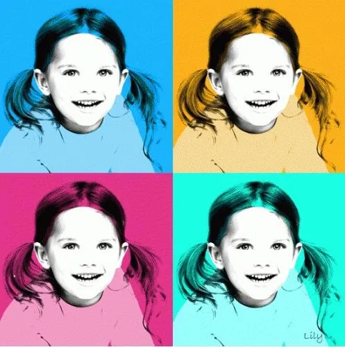pop art tableau photo